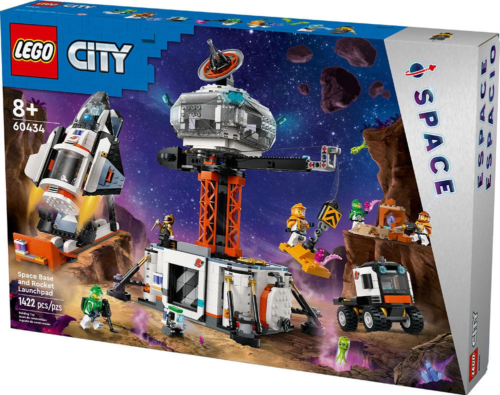 LEGO City Space Base and Rocket Launchpad Set 60434