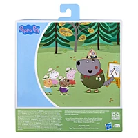 Peppa Pig, Peppa et ses amis en forêt, pack préscolaire, inclut 5 figurines, dont M. Wolf, et 1 accessoire - Notre exclusivité