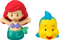 Disney Princess Ariel & Flounder Little People Figure Set