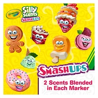 Marqueurs lavables fins Silly Scents Smash-Ups, boîte de 10