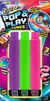 Light Up Pop N Play Tube 3 Pk - English Edition - 1 per order, colour may vary (Each sold separately, selected at Random)