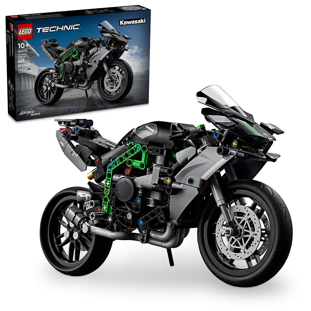 LEGO Technic Kawasaki Ninja H2R Motorcycle Toy, Kids Room Décor, 42170