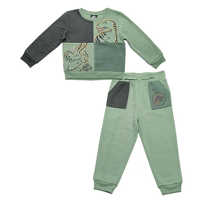 Jurassic Park - Two Piece Combo Set - Charcoal & Green