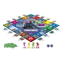 Monopoly Flip édition : Fortnite, jeu de plateau Monopoly inspiré du jeu vidéo Fortnite