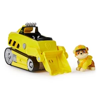 PAW Patrol Jungle Pups, Rubble's Rhino Vehicle, Camion avec figurine articulée à collectionner