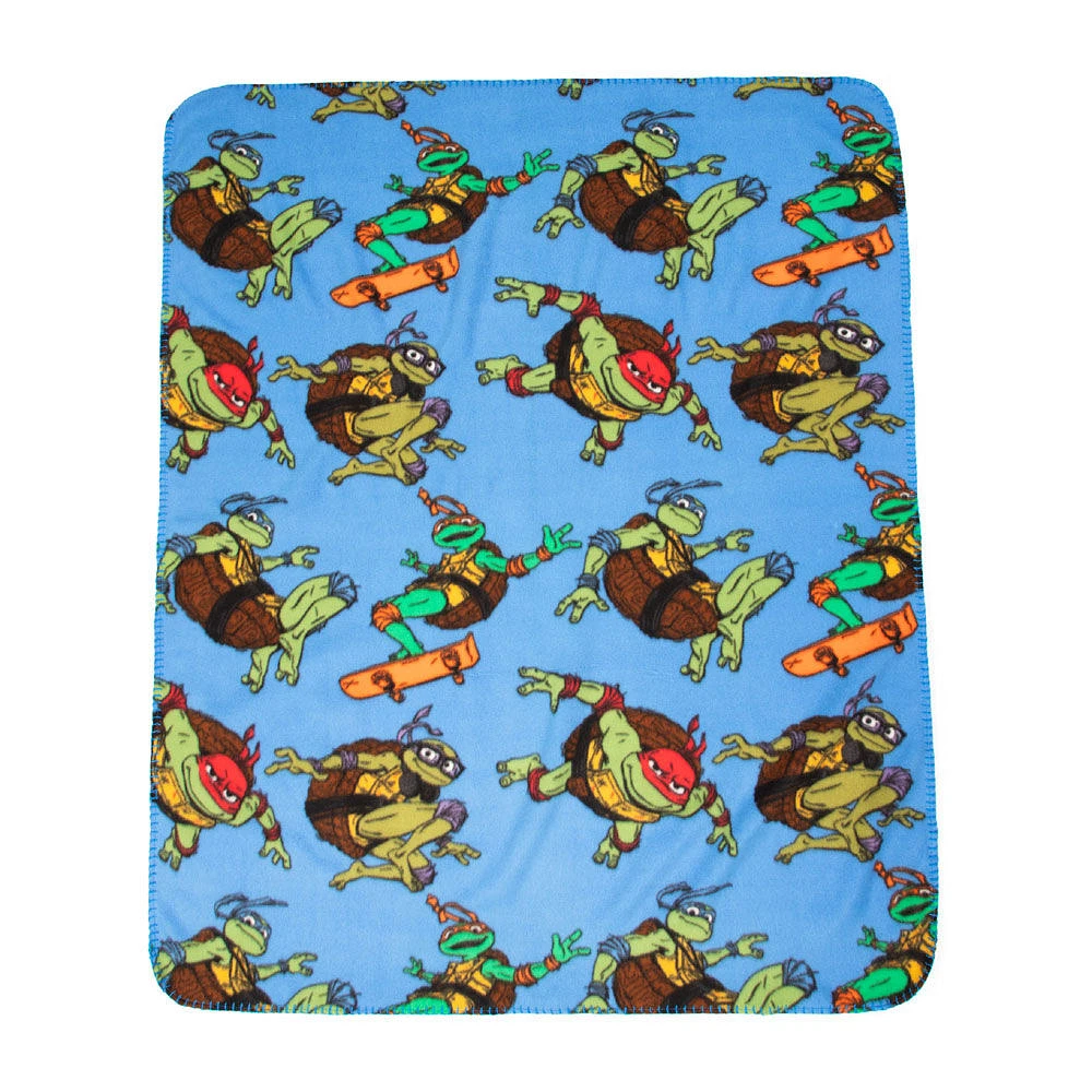 Les Tortues Ninja Jeté Polaire en Molleton, 101,6 x 127 cm