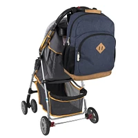 Fisher Price Grayson Diaper Backpack, Denim