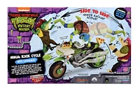 Teenage Mutant Ninja Turtles: Mutant Mayhem Ninja Kick Cycle with Exclusive Leonardo Figure