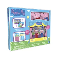 Théâtre Maison De Jeu Peppa Pig Avec 2 Marionnettes