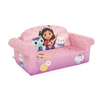 Marshmallow Furniture, Children's 2-in-1 Flip Open Foam Compressed Sofa