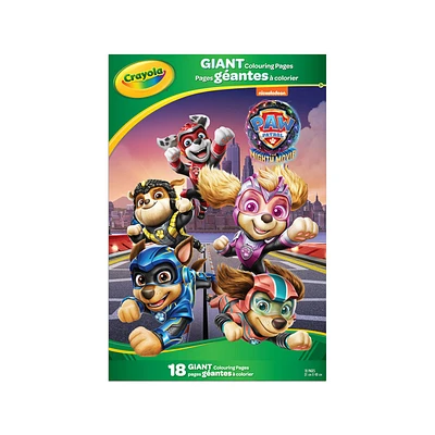 Crayola Giant Colouring Pages, Paw Patrol