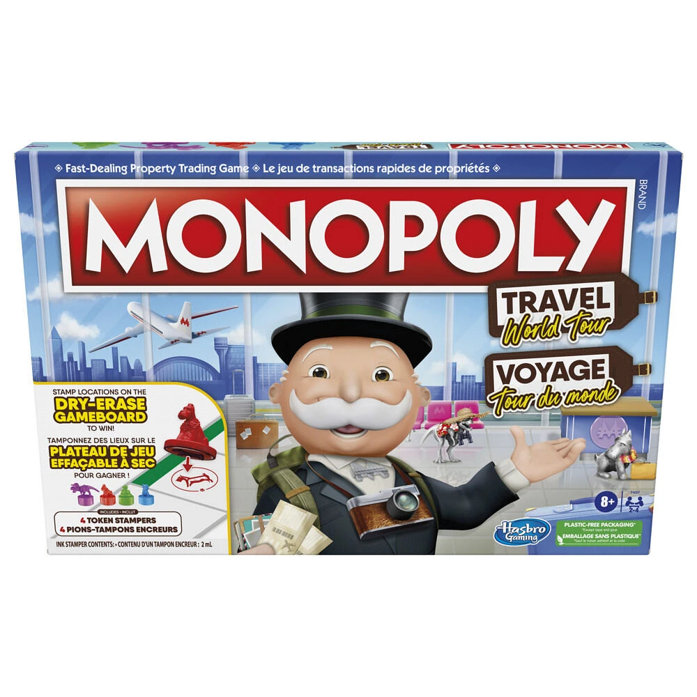 Monopoly Travel World Tour Board Game