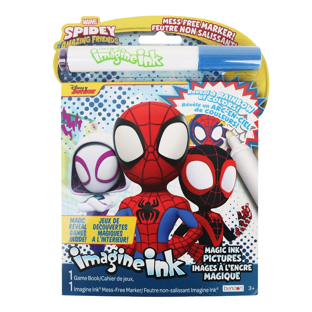 Spidey & his Amazing friends Imagine Ink Magic Ink Pictures