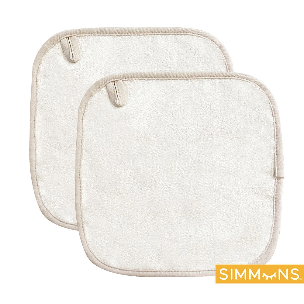 Simmons 3 Piece Bamboo Bath Set Creme/Taupe