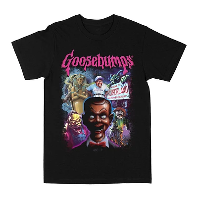 Goosebumps- Bootleg Collage- Black T-Shirt