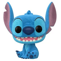 Figurine en Vinyle Lilo and Stitch - Seated Stitch (Flocked) par Funko POP! Lilo and Stitch - Notre exclusivité