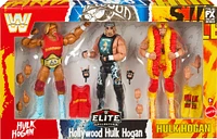 WWE - Elite - Hulkamania - Coffret de 3 figurines - Hulk Hogan 40e ann.
