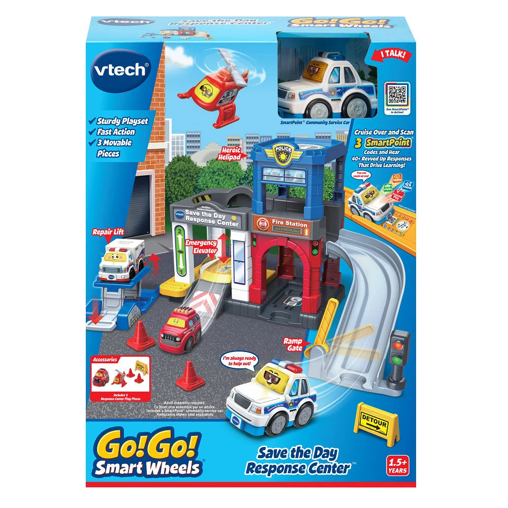 VTech Go! Go! Smart Wheels Save the Day Response Center - English Edition