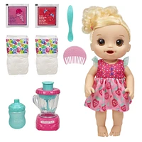 Baby Alive Magical Mixer Baby Doll, Strawberry Shake, Toy Blender, Baby Alive Doll