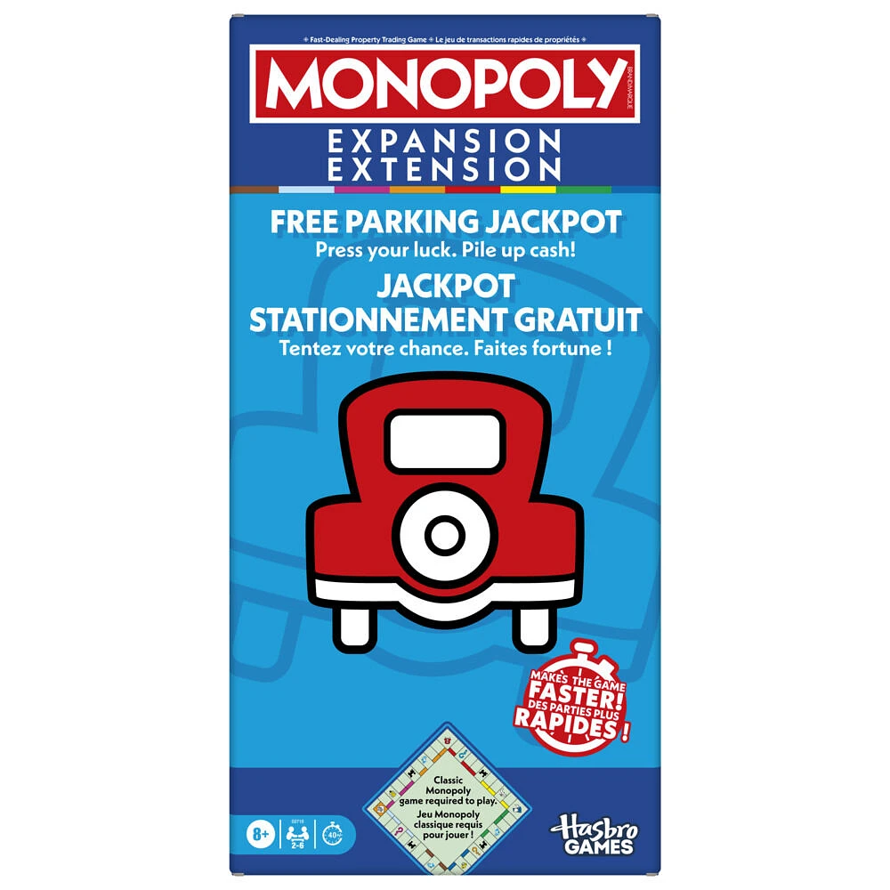 Monopoly Free Parking Jackpot EXPANSION (Classic Monopoly Game Required to Play)