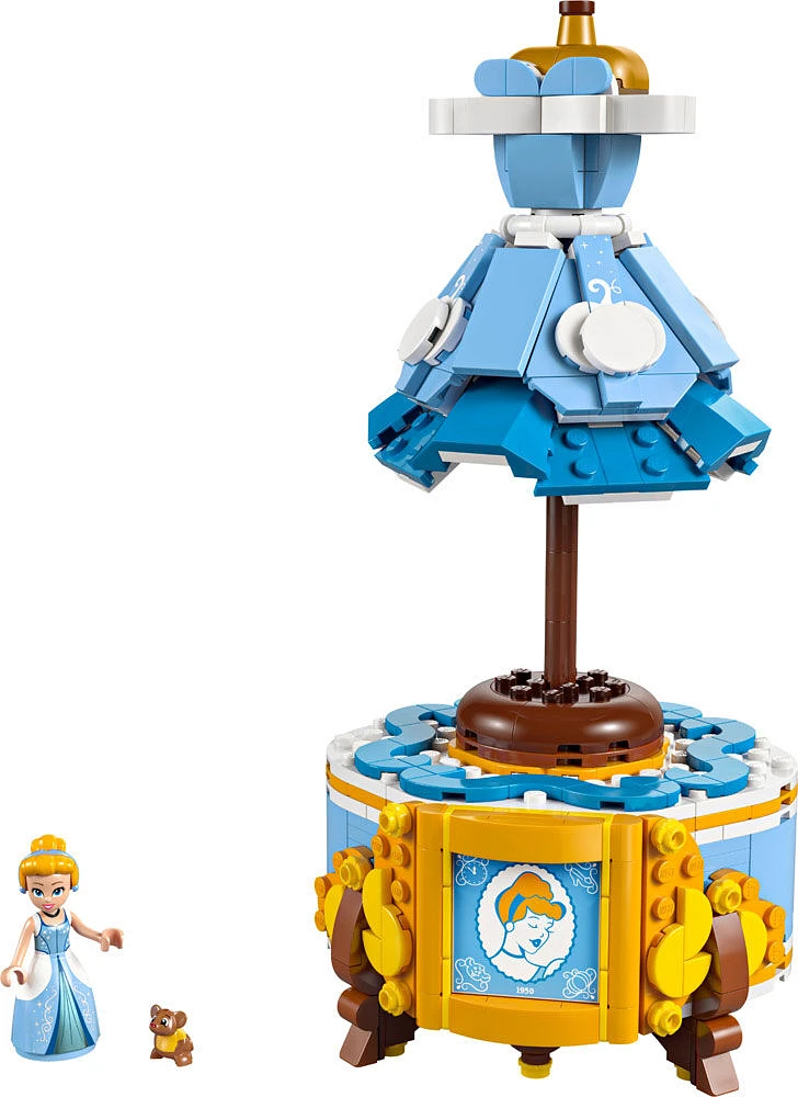 LEGO l Disney Princess La robe de Cendrillon, Ensemble de construction avec personnage pour jeu de simulation 43266