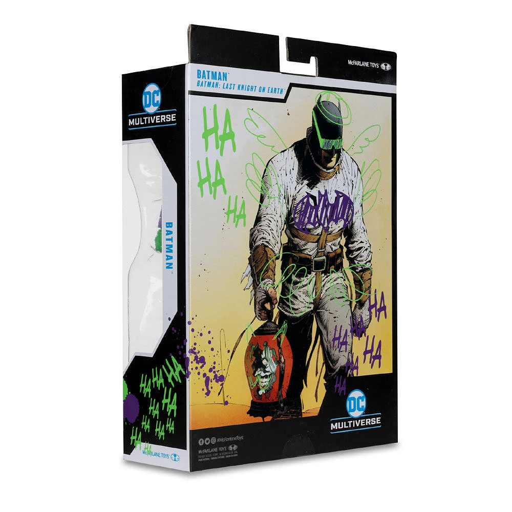 DC Multiverse Batman (Jokerisé) (Last Knight on Earth) Label d'or Figurine de 7 pouces