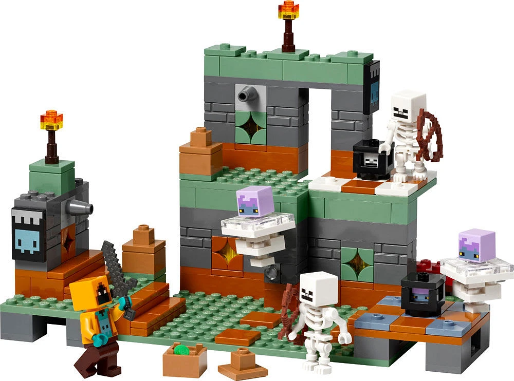 LEGO Minecraft La chambre des épreuves, Ensemble pour amateur de jeux vidéo, Ensemble de jeu vidéo, Jouet de squelette pour enfants 21271