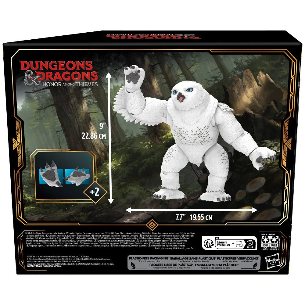 Dungeons and Dragons Honor Among Thieves Golden Archive Owlbear/Doric, 6-Inch Scale