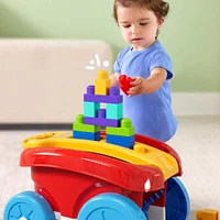 MEGA BLOKS-Wagon Ramasseur de Blocs First Builders