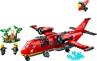 LEGO City Fire Rescue Plane Toy for Kids Set 60413