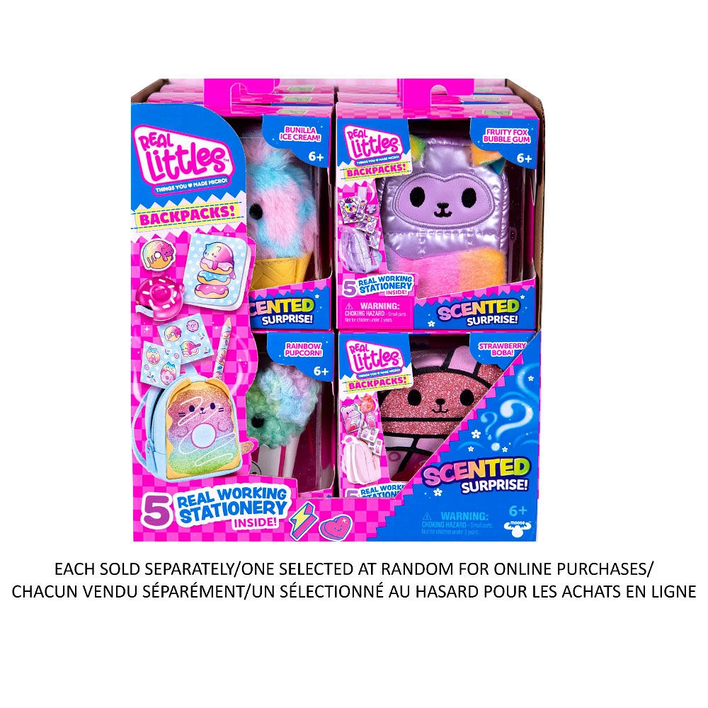 Real Littles Scented Backpack - English Edition (one selected at random for online purchases)