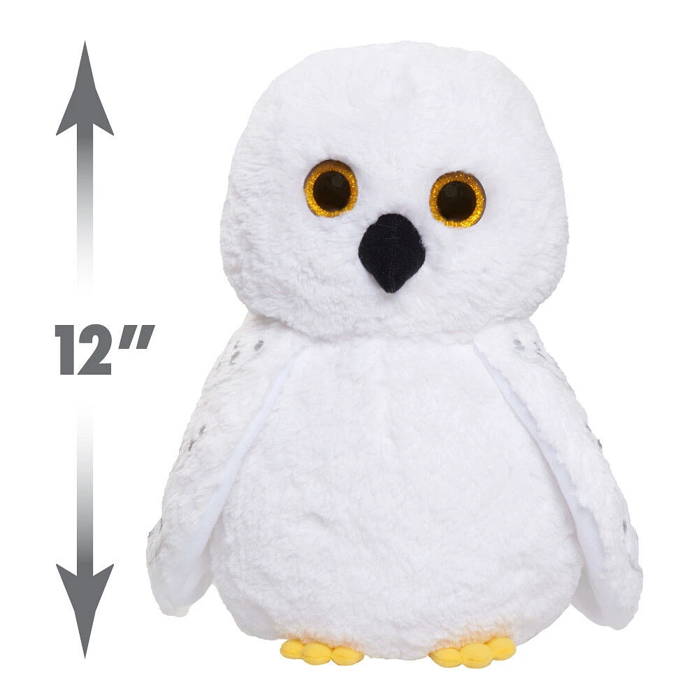 Peluche de 30 cm (12 pouces) de Hedwig de Harry Potter, Grande Peluche de Chouette Blanche - Notre exclusivité