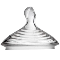NUK Tétines de biberon à débit lent Simply Natural, paquet de 2, 0 mois et plus