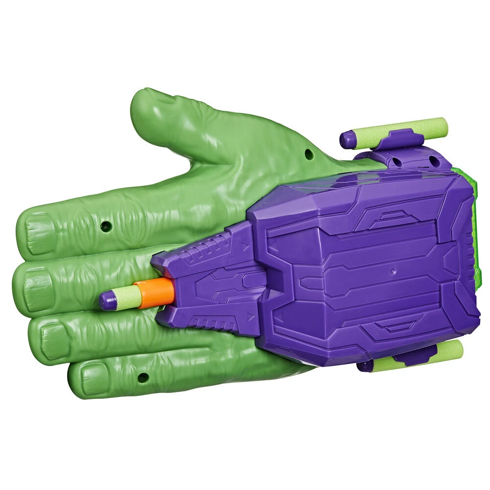 Marvel Avengers Hulk Thunderclap Blaster Roleplay Toy with 3 NERF Darts