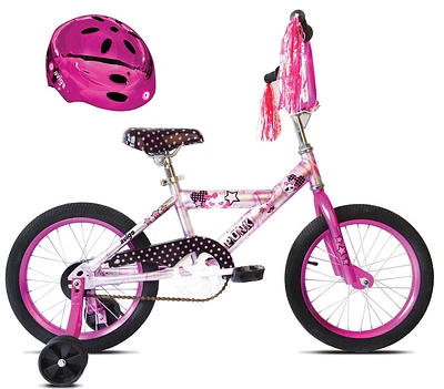 Avigo Punk Princess Pink Chrome Bike - 16 inch - R Exclusive