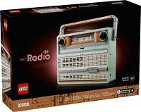 LEGO Icons La radio rétro Ensemble de construction de décoration d'intérieur de radio rétro pour les amateurs adultes de transistors rétro 10334