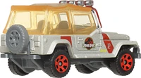 Matchbox Jurassic World 5-Pack, 4 1:64 Scale Die-Cast Toy Cars with 1 Dinosaur (Styles May Vary)