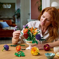 LEGO Botanicals Flower Arrangement for Adults, 18+ - DIY Faux Bouquet Set - Home Decor - 10345