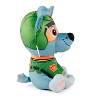 PAW Patrol Jungle Pups, Peluche Rocky de 20,3 cm, animal en peluche