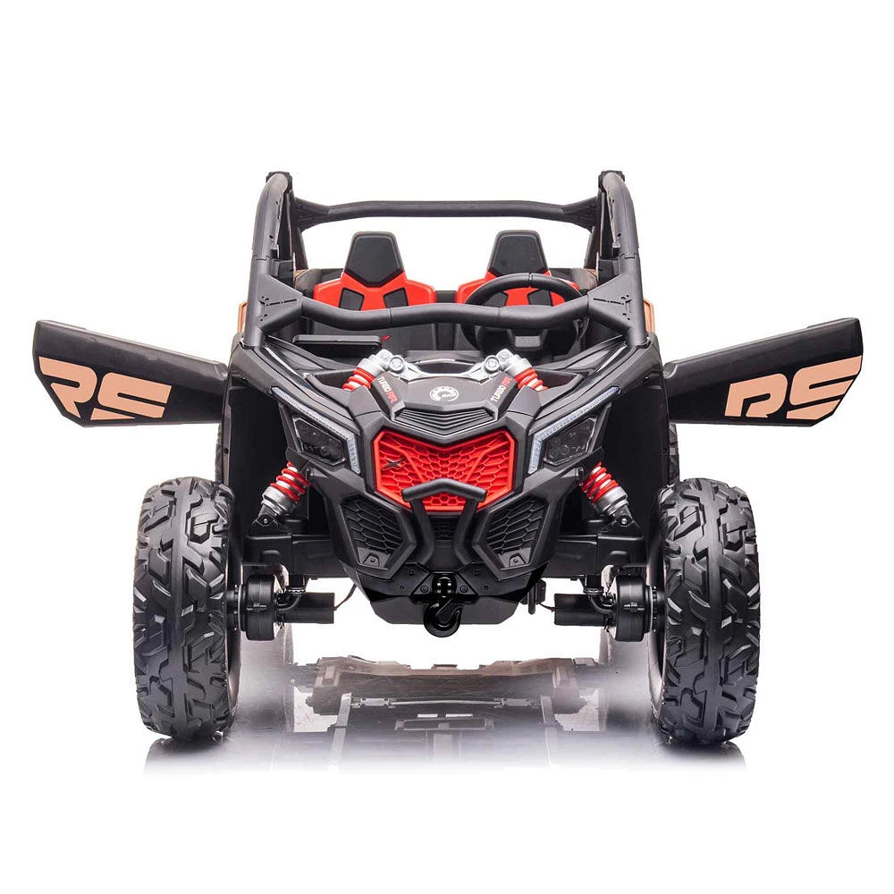 KidsVip 2X24V Can-Am Maverick Buggy w/RC- Black