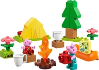 LEGO DUPLO Peppa Pig Le voyage en camping, Ensemble de jeu de construction avec canot pour un jeu créatif 10452