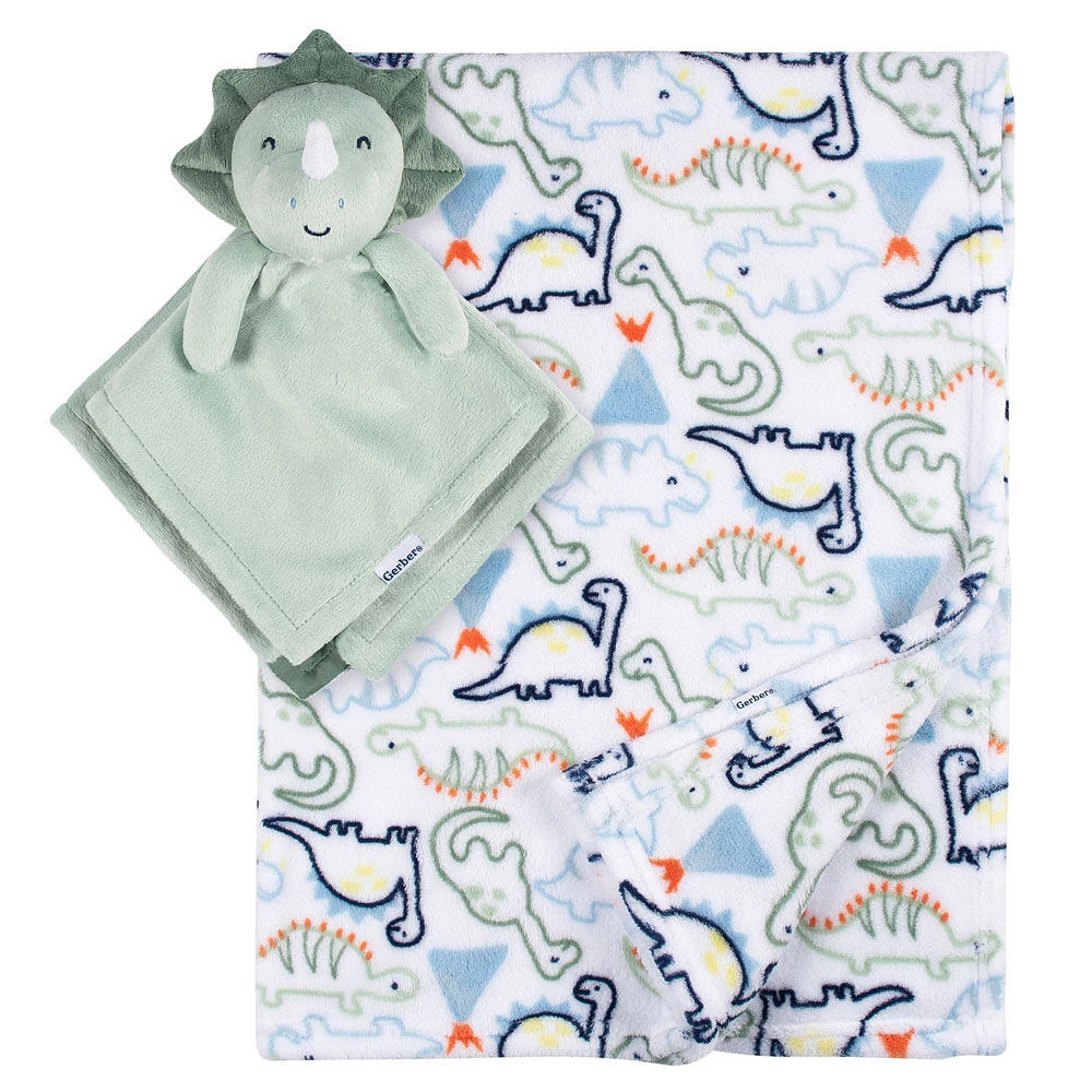 Gerber Childrenswear - 2 piece Blanket + Security Set