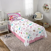 Squishmallows "Squeeze Together" Twin Sheet Set
