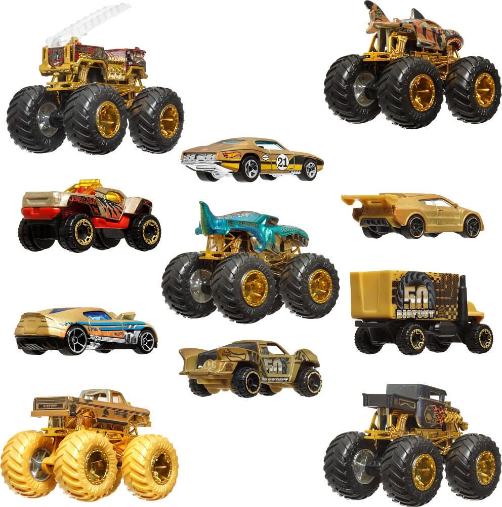 Hot Wheels Monster Trucks Trophy Champions Collection