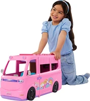 Barbie-Coffret Camping-Car de Rêve-avec plus de 60accessoires