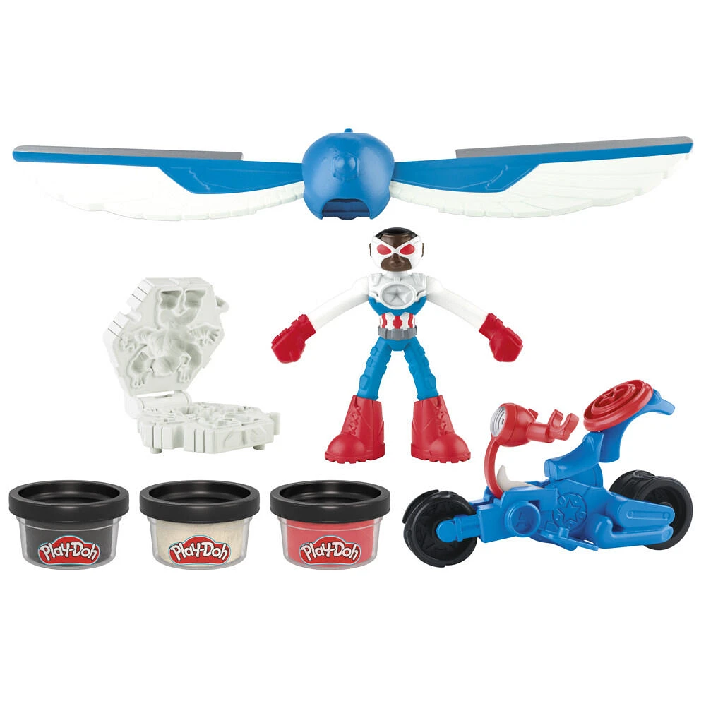 Play-Doh Marvel Captain America Moto-Slicer Playset