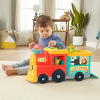 Fisher-Price - Little People - Le grand train des animaux ABC - Version anglaise et française