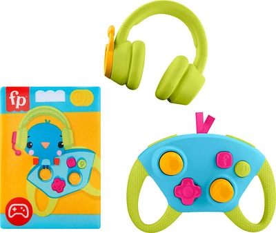 Fisher-Price Level-Up Little Gamer Gift Set, 3 Developmental Baby Toys for Newborns