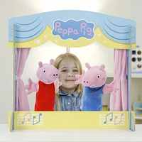 Théâtre Maison De Jeu Peppa Pig Avec 2 Marionnettes