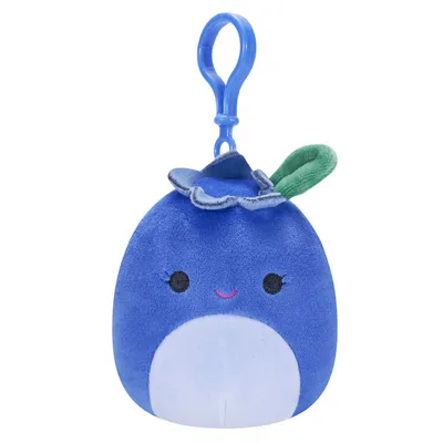 Squishmallows 3.5" Clip On - Bluby Blueberry